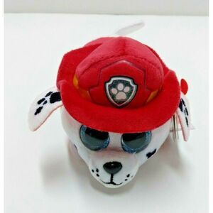 New TY MARSHALL DOG *PAW PATROL* 3" TEENY TYS -STACKABLE PLUSH | W/TAG‎